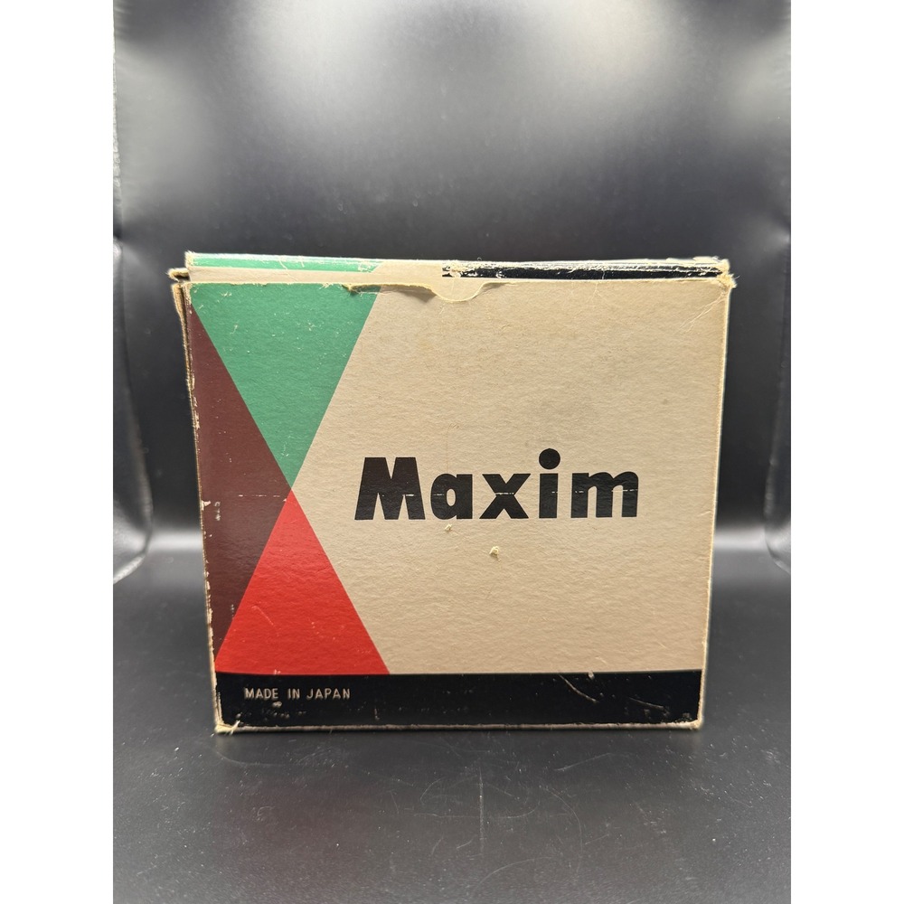 Vintage Maxim Color Slide Viewer 6x6 & 35mm, Japan, w/ Box & Instructions